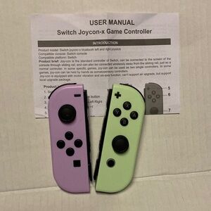 Switch Joycon-x Wireless Game Controllers - Lavender & Mint